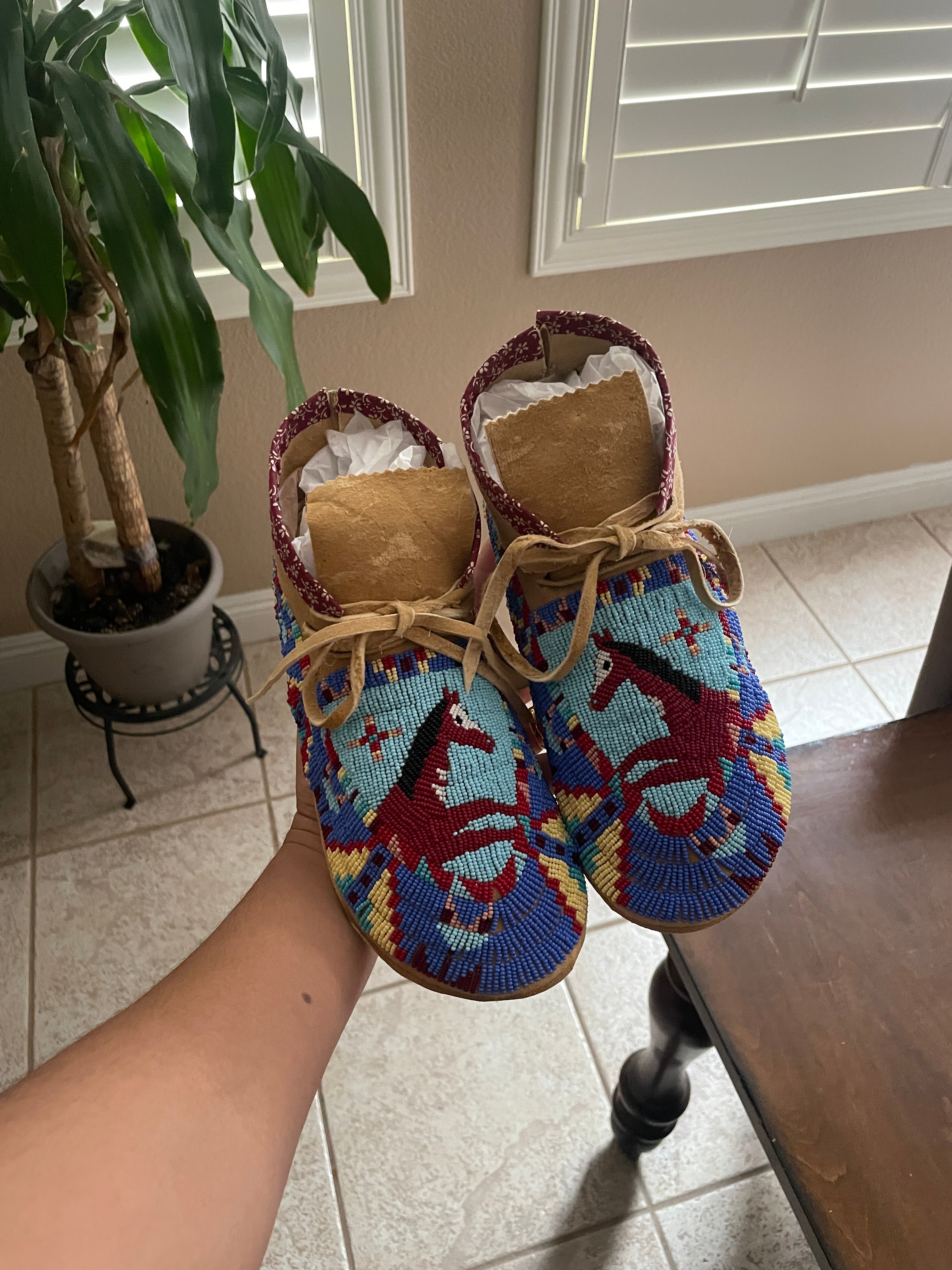 Blue Horse Nation moccs
